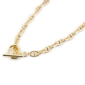 VIOLA MARINER OLD TONE CHAIN TOGGLE NECKLACE 18"